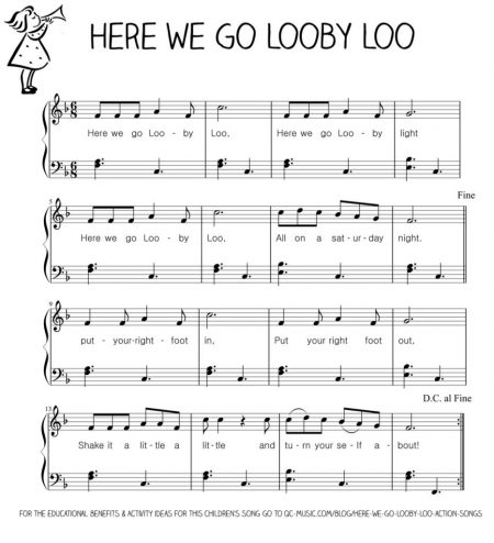Here We Go Looby Loo Nursery Rhymes